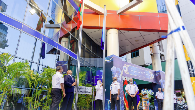 Customs Marks 136 Years: Flag Hoisting Ceremony Held with Resolve to Modernize Services