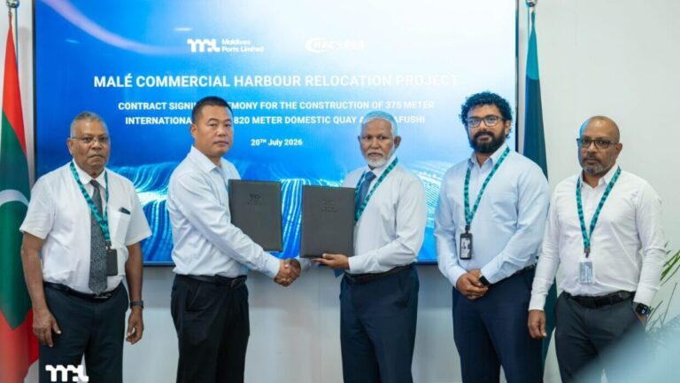 Thilafushi to See Development of International and Domestic Ports by China’s CHEC