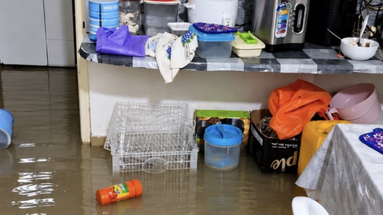Flooding in Addu City amid heavy rains
