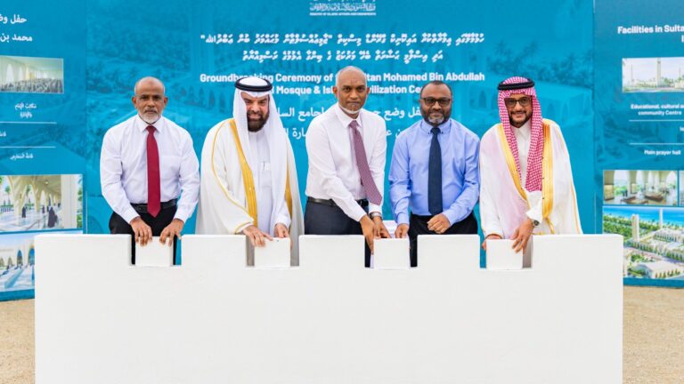 President Dr. Muizzu lays foundation for Maldives’ largest mosque in Hulhumalé Foundation stone ceremony for Maldives' largest mosque in Hulhumalé Phase 2