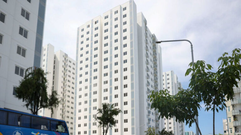 Future Development Corporation social housing towers in Hulhumalé