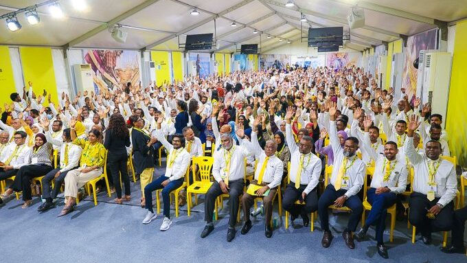 MDP Congress passes major amendments to party constitution MDP Congress session where major amendments to the party constitution were passed