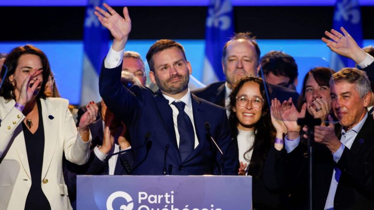Separatist Parti Quebecois wins Quebec election, leader vows to seek independence from Canada Parti Quebecois leader Paul St-Pierre Plamondon reacts to the provincial election results in Montreal