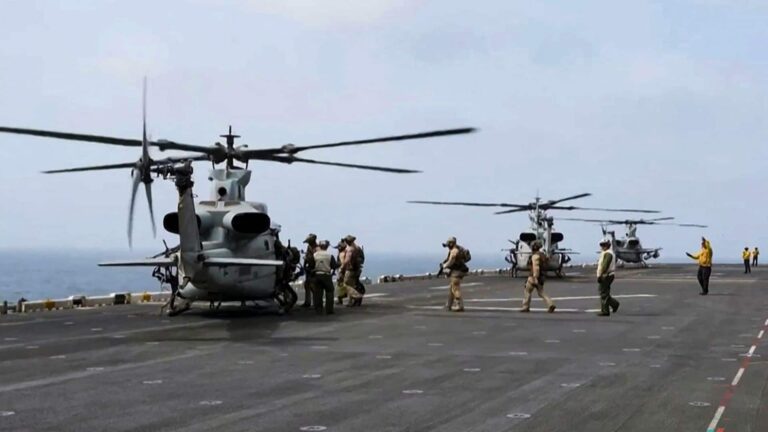 US naval operations related to Middle East deployment